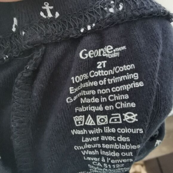 5/$10 George cotton leggings 2T - Picture 2 of 4